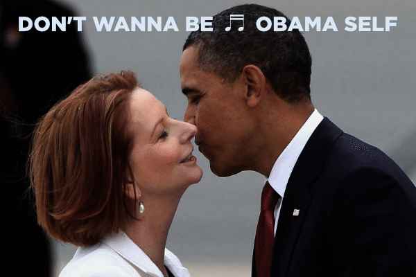Don't wanna be Obama self: Gillard