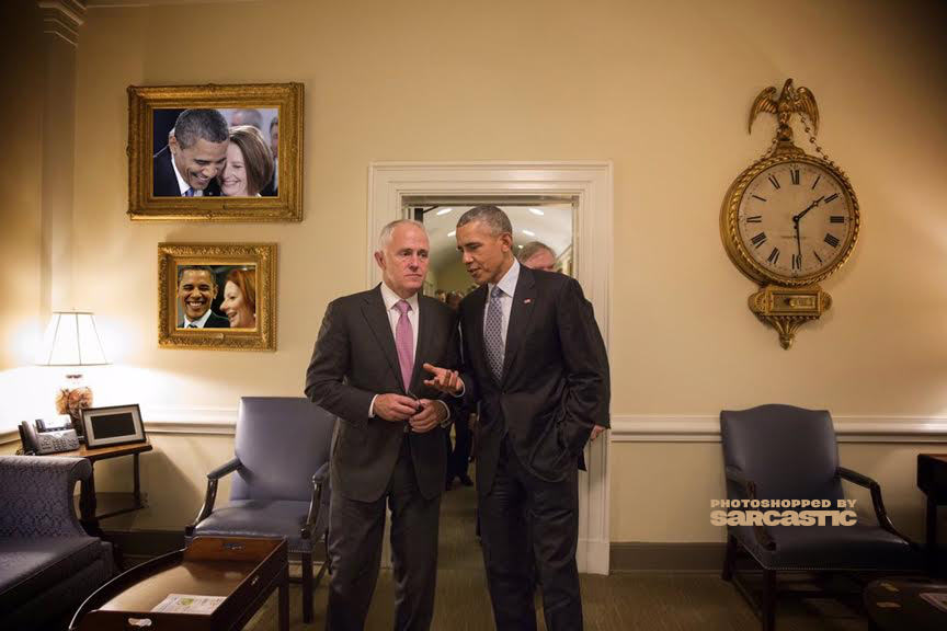 Obama promises Turnbull the pics will be taken down